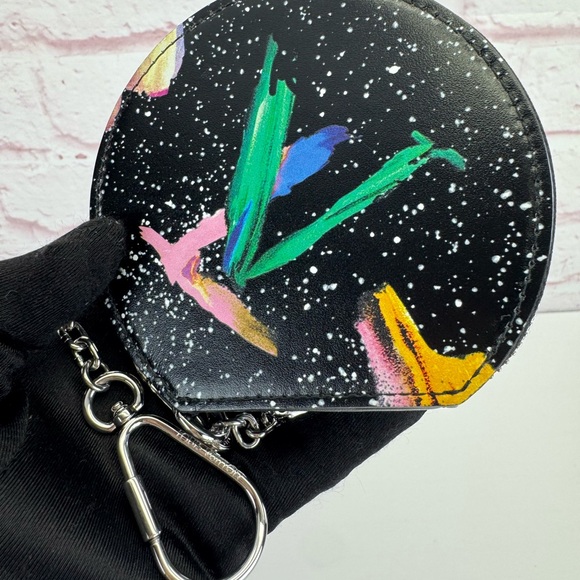 Louis Vuitton Black Monogram Canvas Splash Zippy Coin Purse - Picture 4 of 14